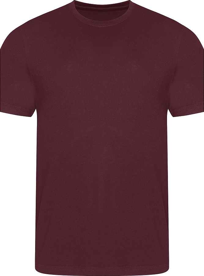 Just Cool Jta001 100% Cotton T-shirt - Burgundy