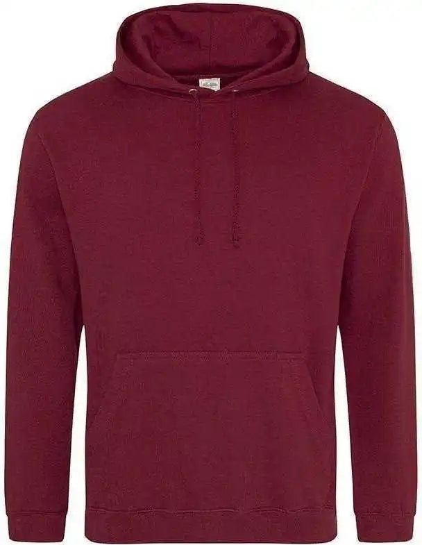 Just Hoods Jha001 College Hoodie - Burgundy