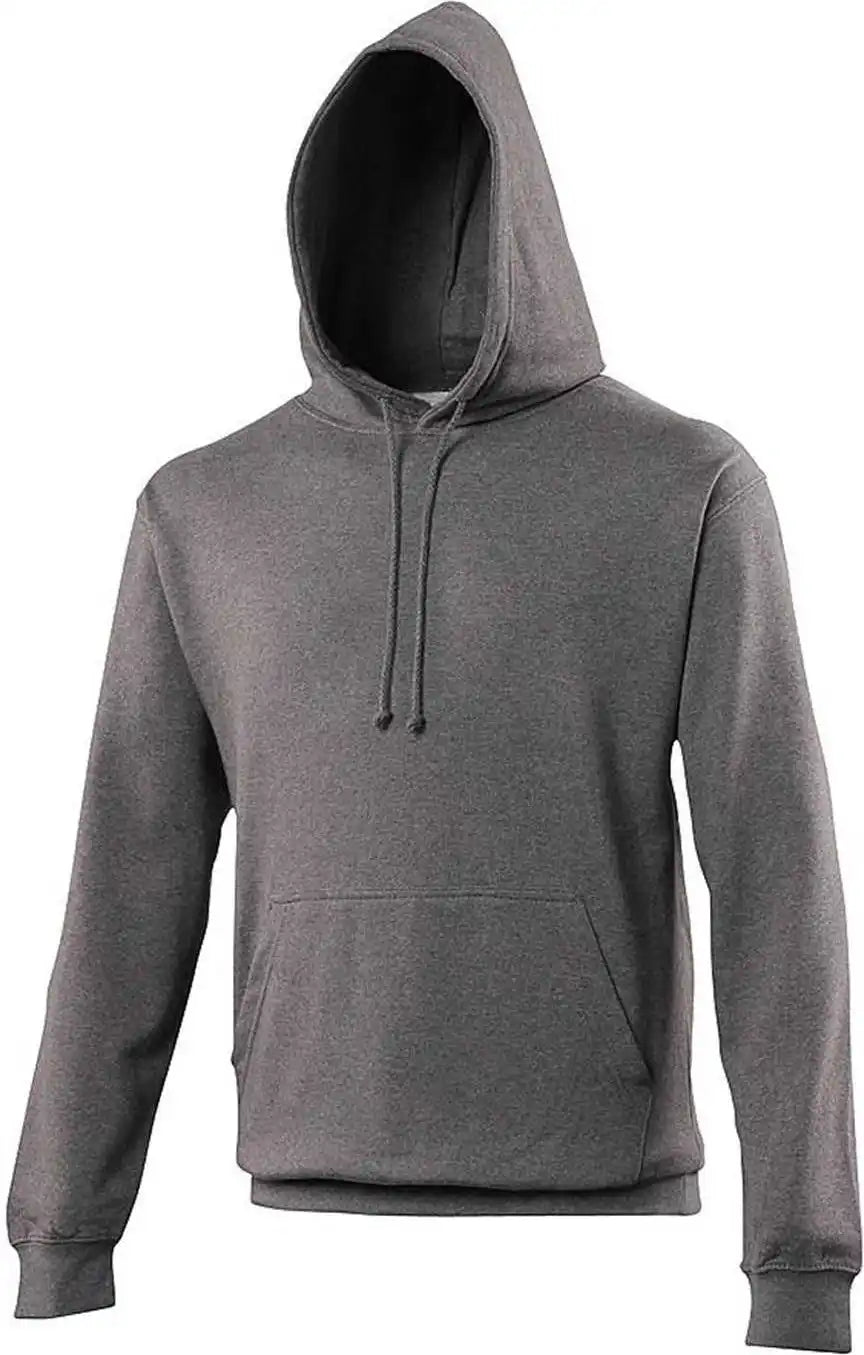 Just Hoods Jha001 College Hoodie - Charcoal