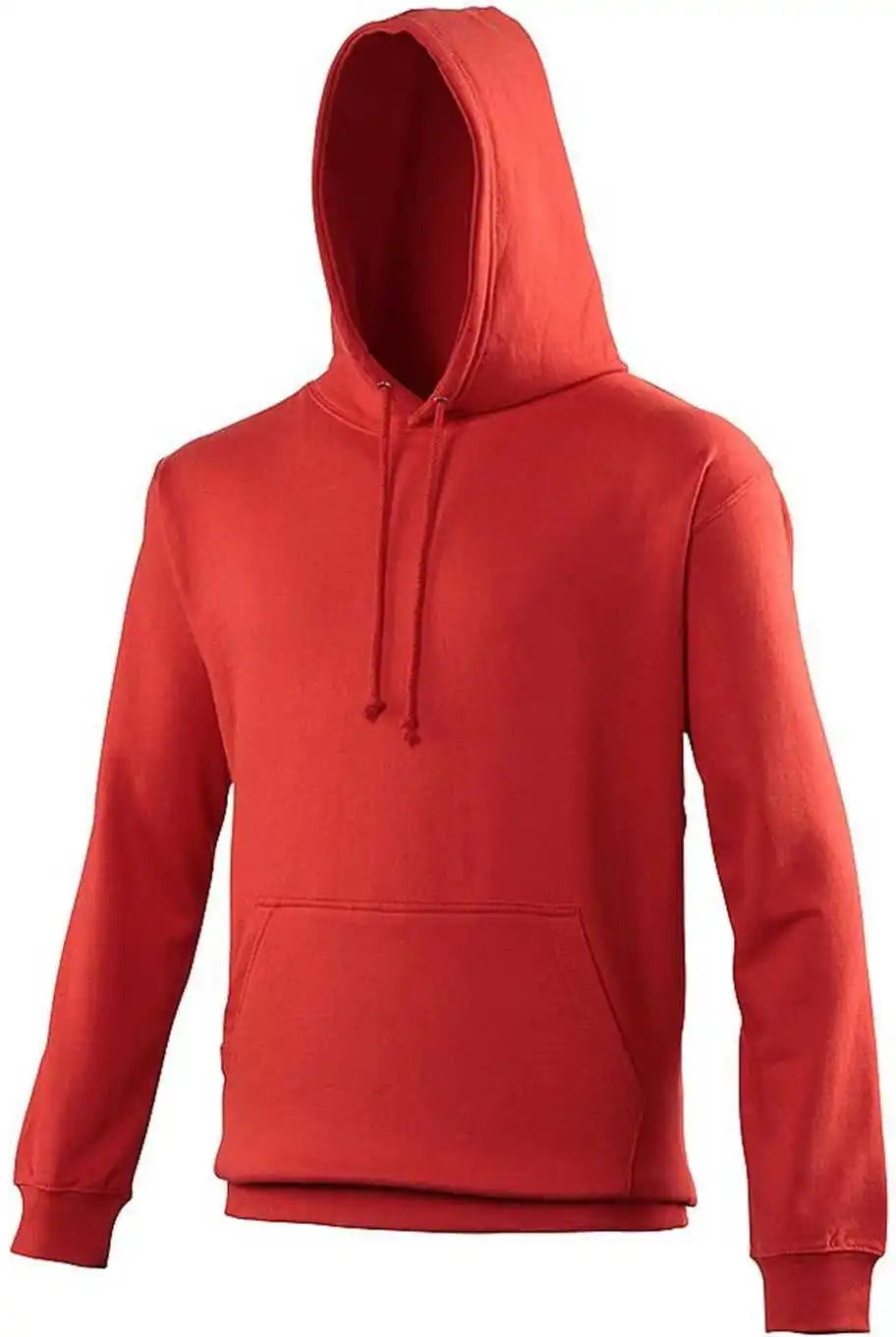 Just Hoods Jha001 College Hoodie - Fire Red