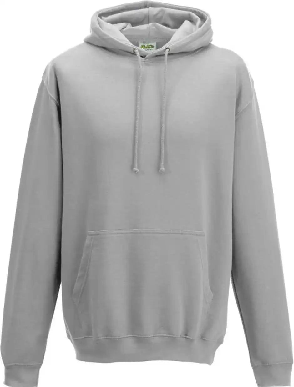 Just Hoods Jha001 College Hoodie - Heather Gray