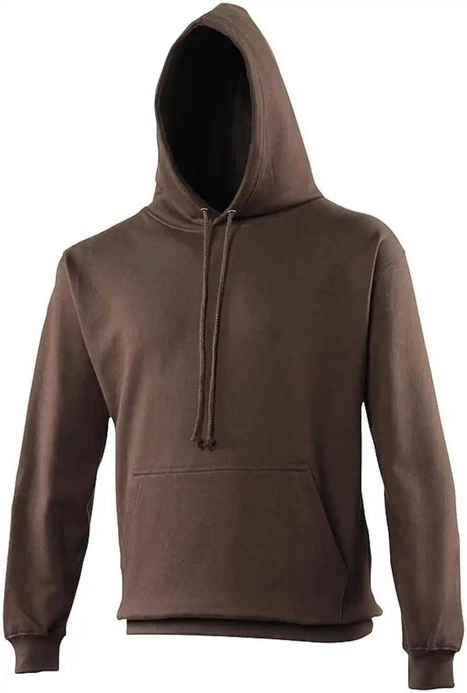 Just Hoods Jha001 College Hoodie - Hot Chocolate