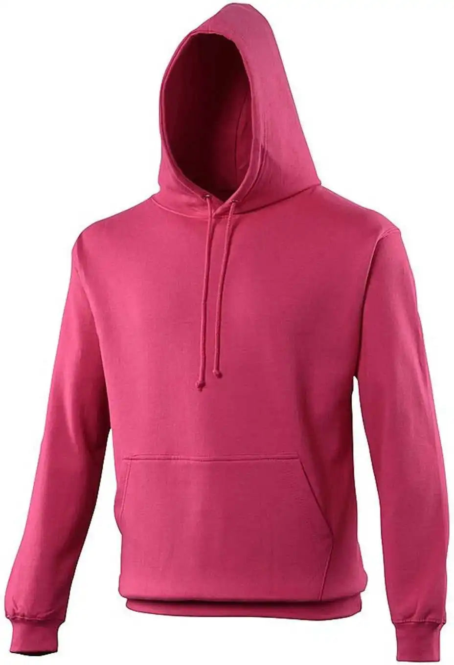Just Hoods Jha001 College Hoodie - Hot Pink