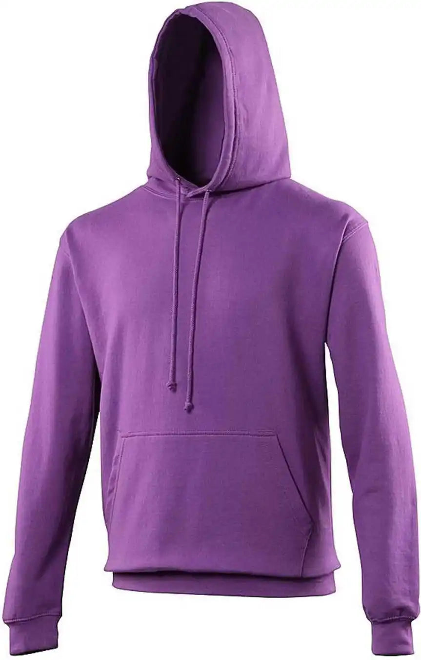 Just Hoods Jha001 College Hoodie - Magenta Magic
