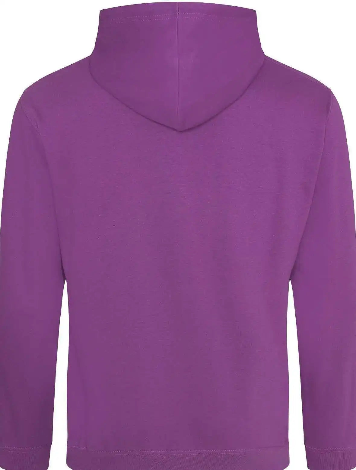 Just Hoods Jha001 College Hoodie - Magenta Magic