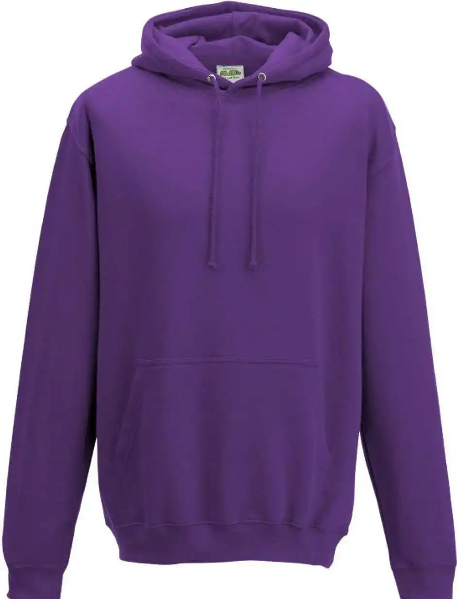Just Hoods Jha001 College Hoodie - Magenta Magic