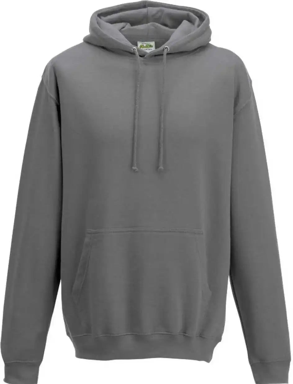 Just Hoods Jha001 College Hoodie - Steel Gray