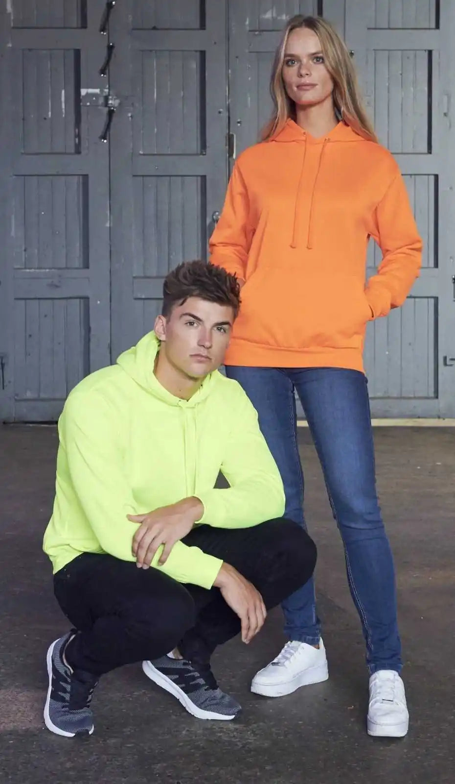Just Hoods Jha004 Electric Hoodie - Orange