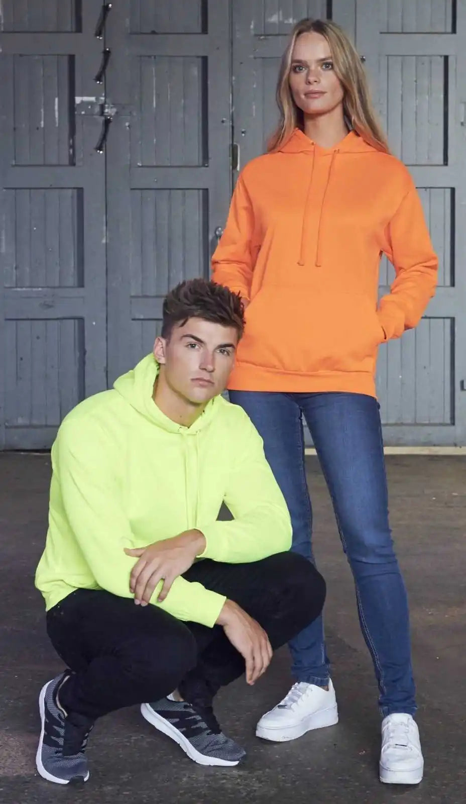 Just Hoods Jha004 Electric Hoodie - Yellow