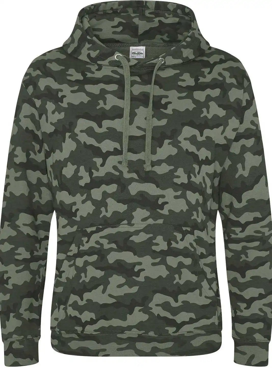Just Hoods Jha014 Camo Hoodie - Green