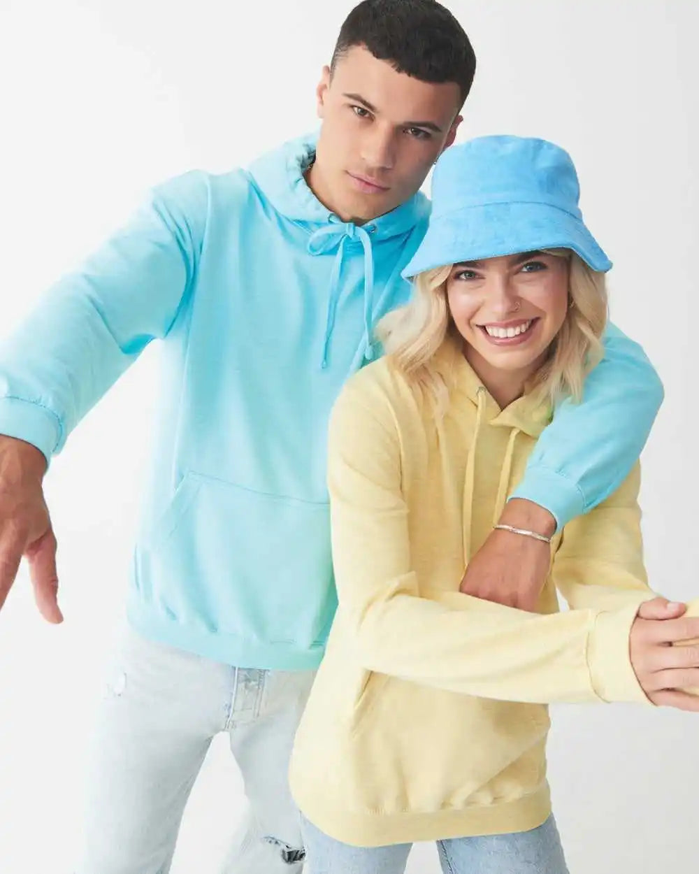 Just Hoods Jha017 Surf Hoodie - Ocean
