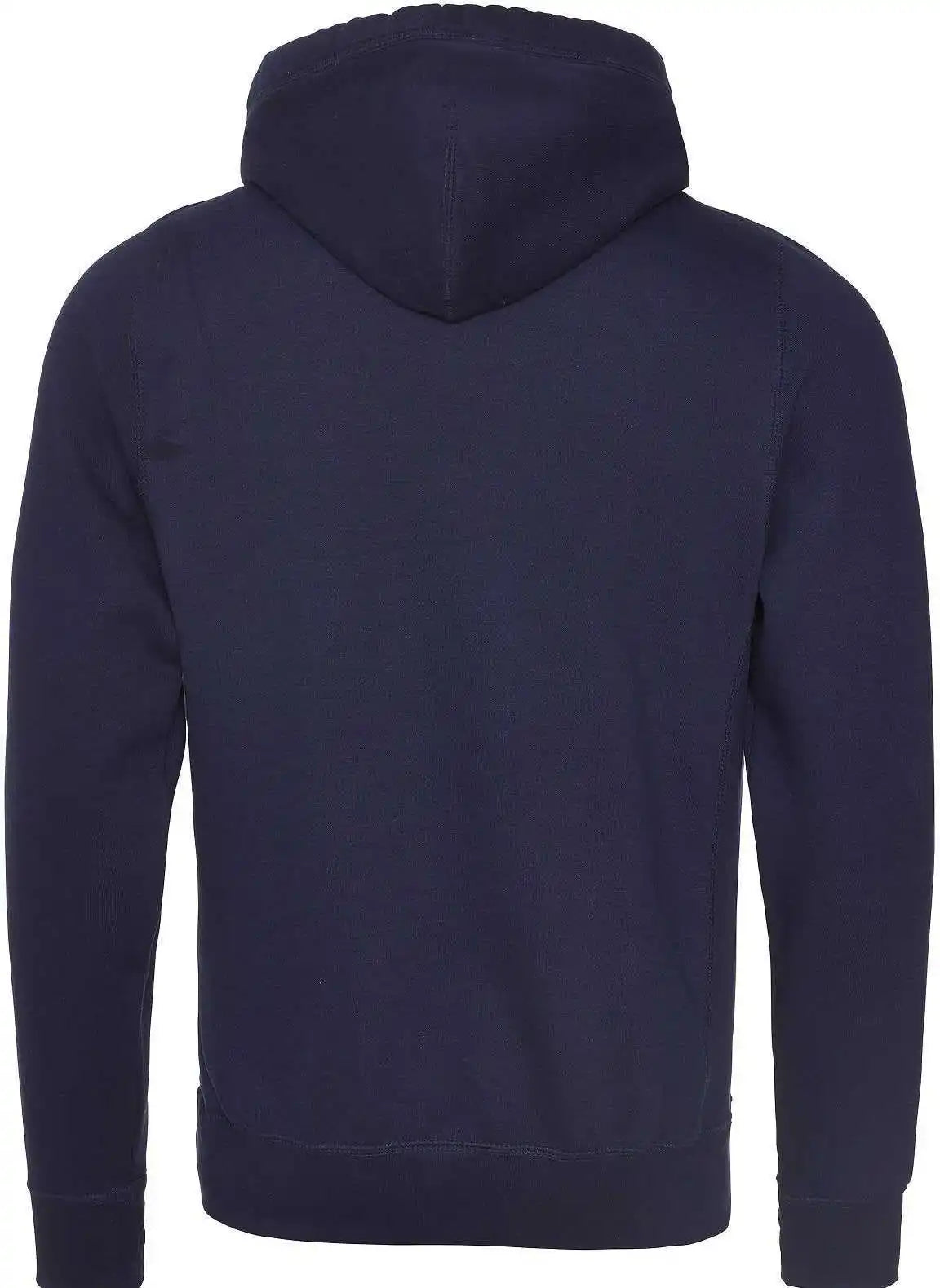Just Hoods Jha021 Cross Neck Hoodie Oxford Navy