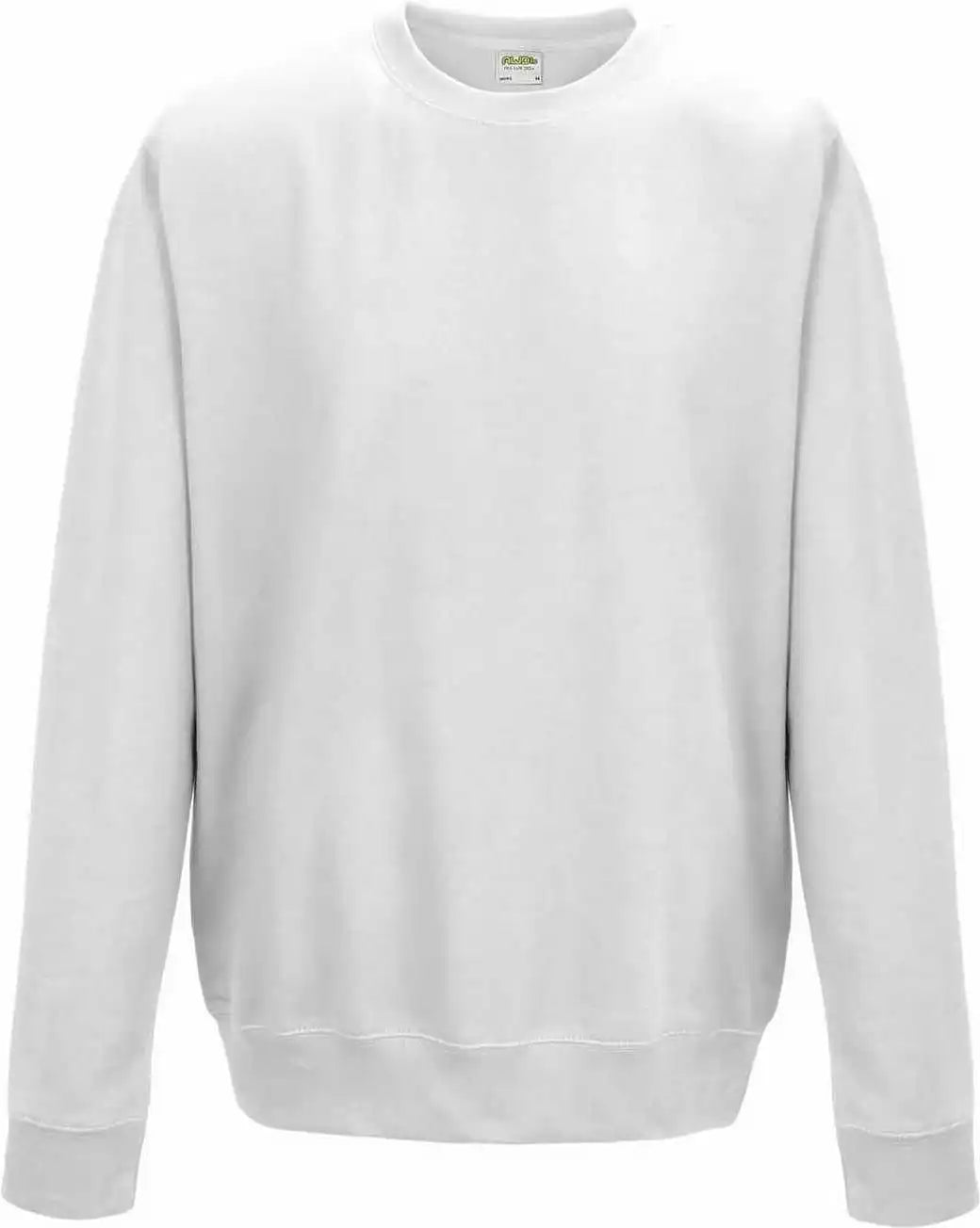 Just Hoods Jha030 College Sweat Crew Neck - Arctic White