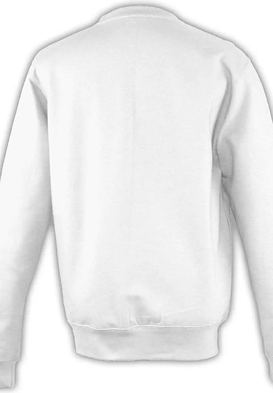 Just Hoods Jha030 College Sweat Crew Neck - Arctic White
