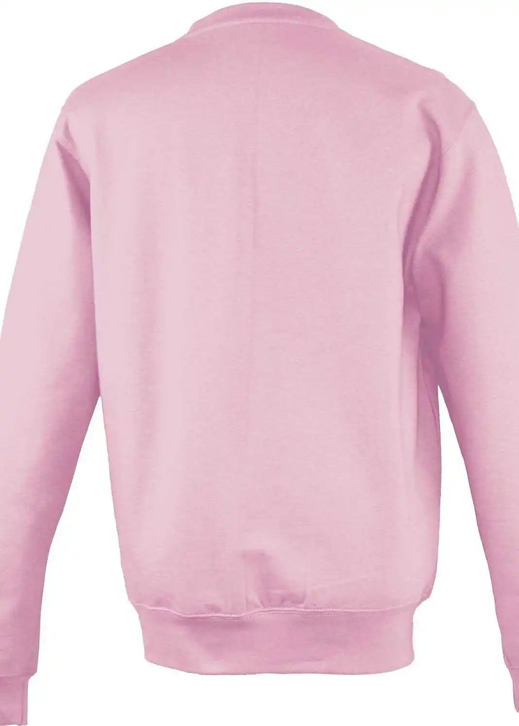 Just Hoods Jha030 College Sweat Crew Neck - Baby Pink