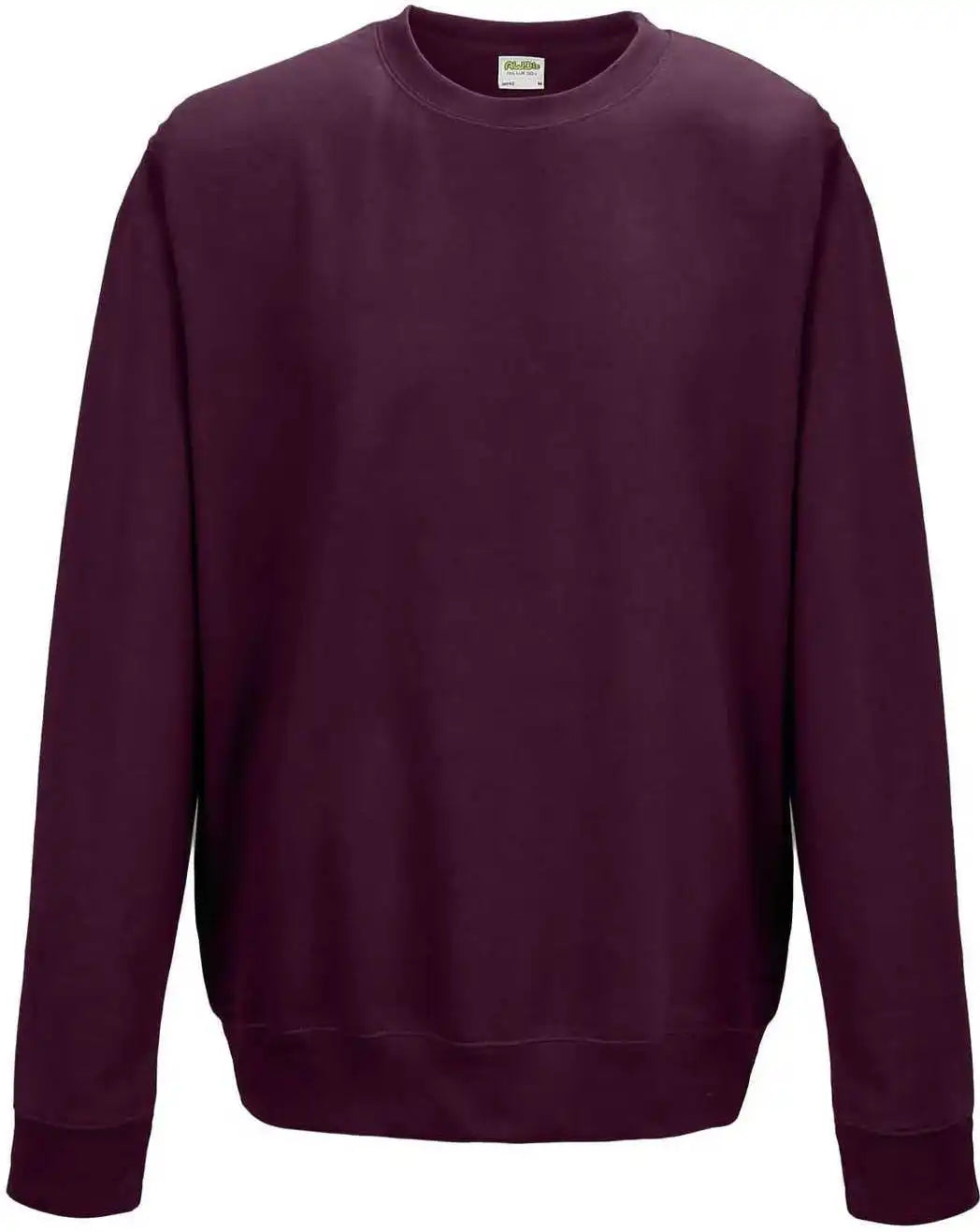 Just Hoods Jha030 College Sweat Crew Neck - Burgundy