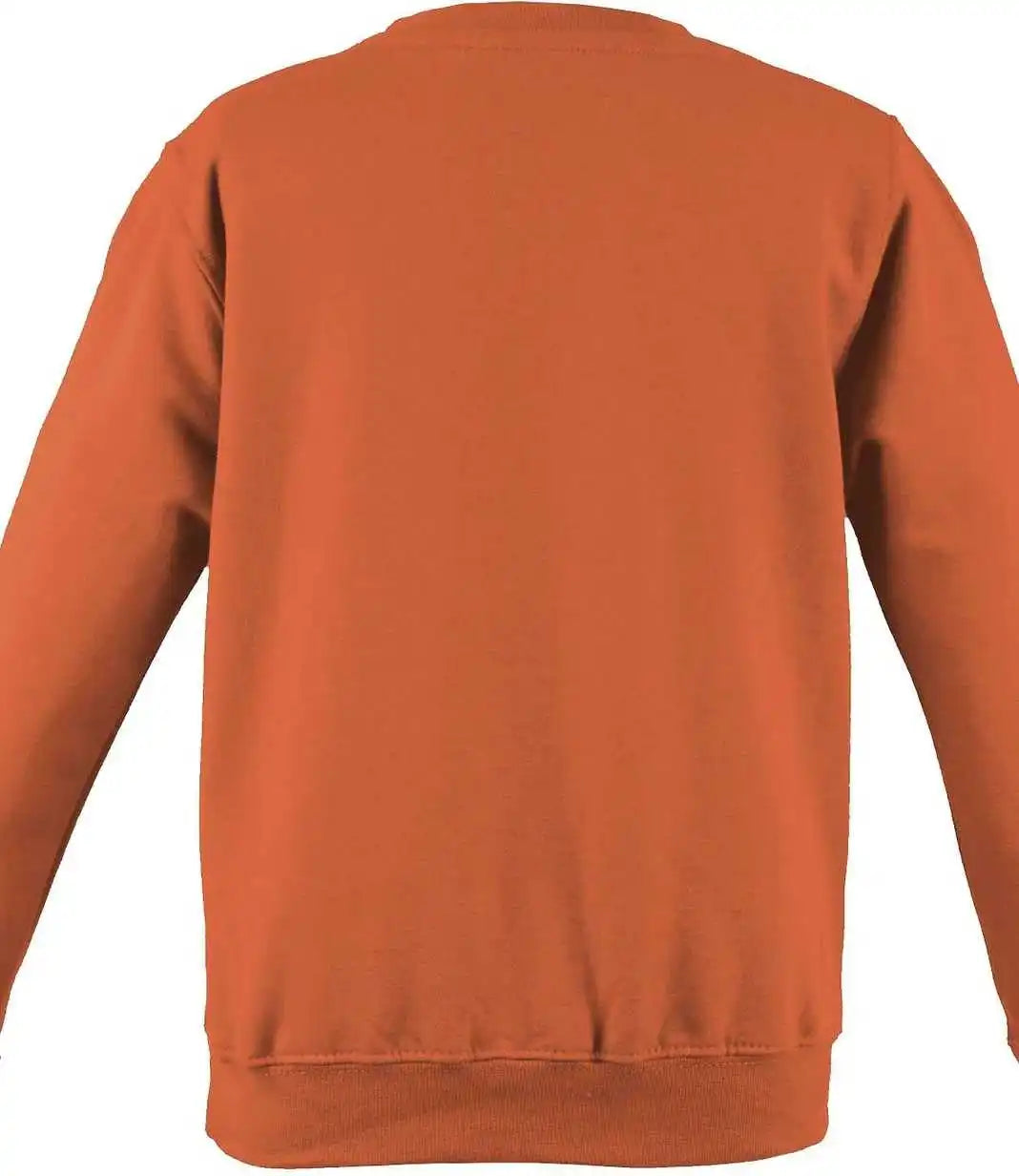 Just Hoods Jha030 College Sweat Crew Neck - Burnt Orange