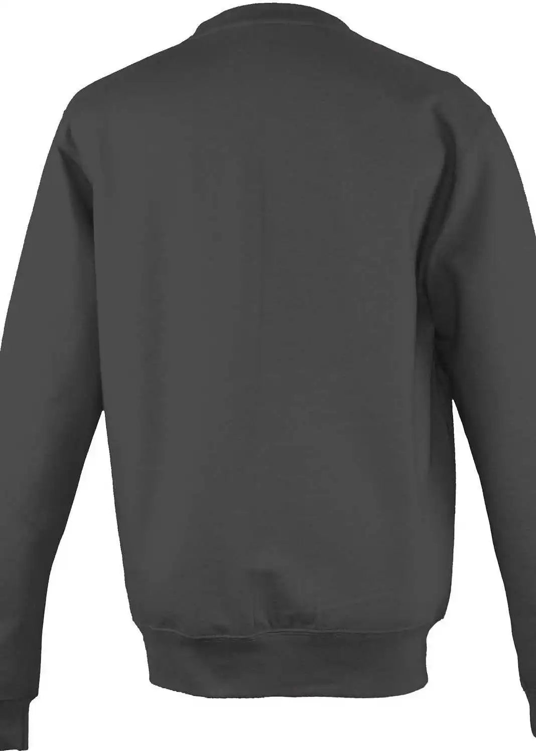 Just Hoods Jha030 College Sweat Crew Neck - Charcoal