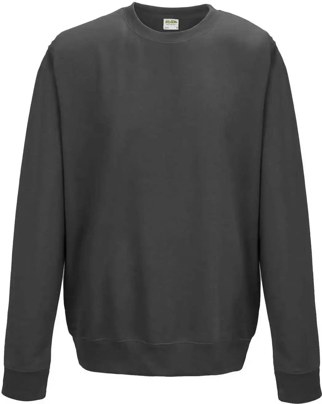 Just Hoods Jha030 College Sweat Crew Neck - Charcoal