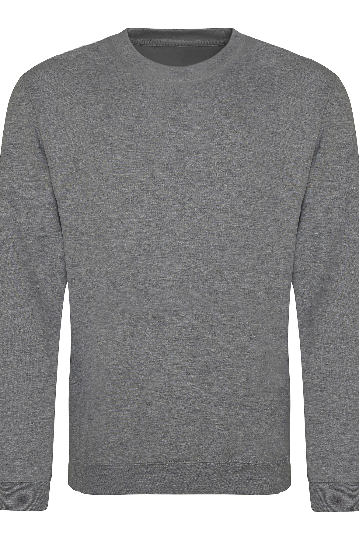 Just Hoods Jha030 College Sweat Crew Neck - Graphite Heather