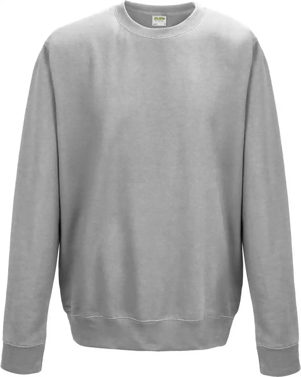 Just Hoods Jha030 College Sweat Crew Neck - Heather Gray