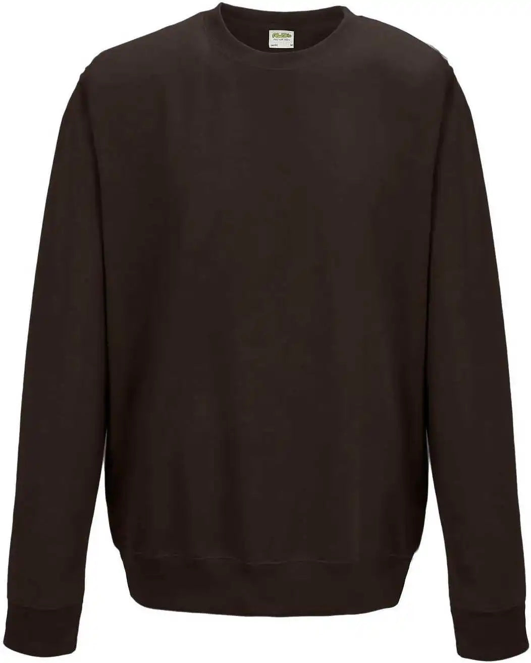 Just Hoods Jha030 College Sweat Crew Neck - Hot Chocolate