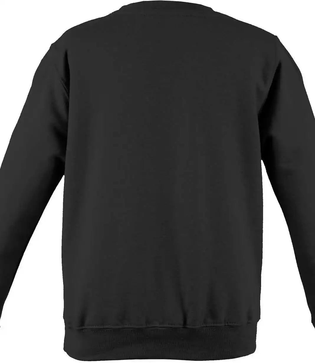 Just Hoods Jha030 College Sweat Crew Neck - Jet Black