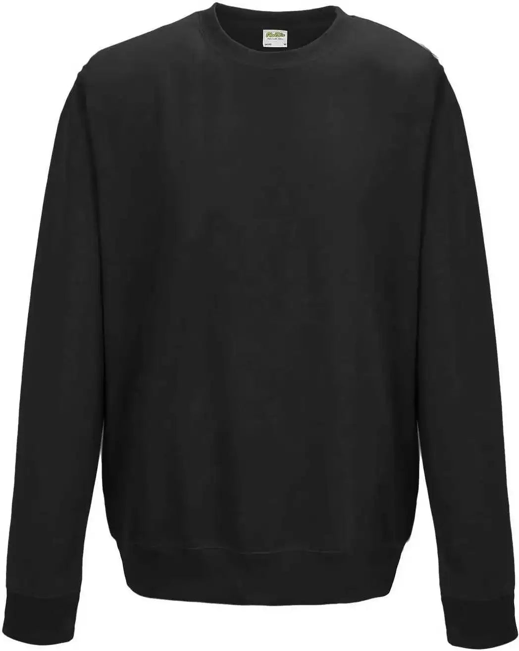 Just Hoods Jha030 College Sweat Crew Neck - Jet Black