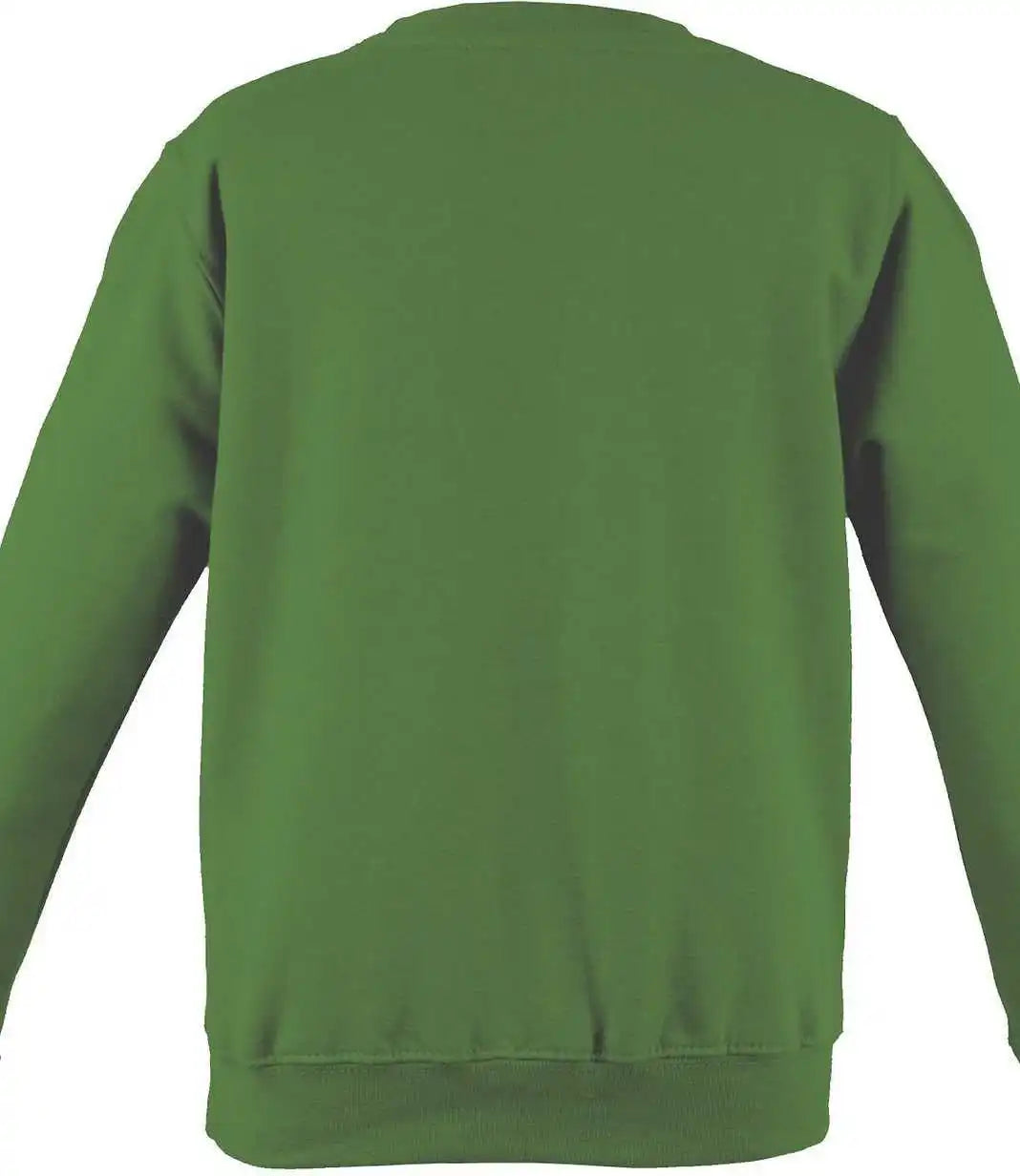 Just Hoods Jha030 College Sweat Crew Neck - Kelly Green