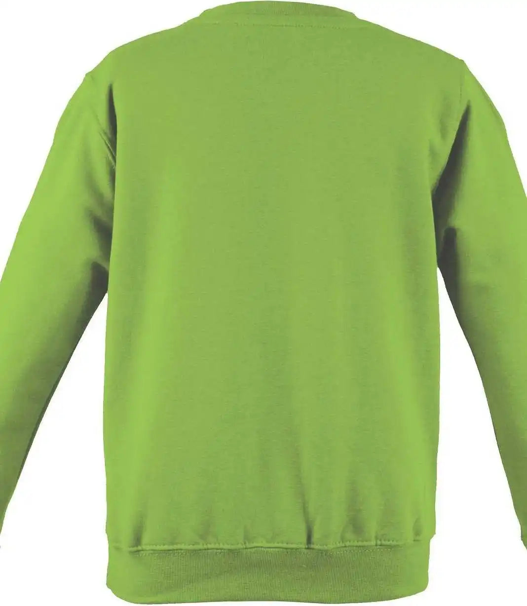 Just Hoods Jha030 College Sweat Crew Neck - Lime Green