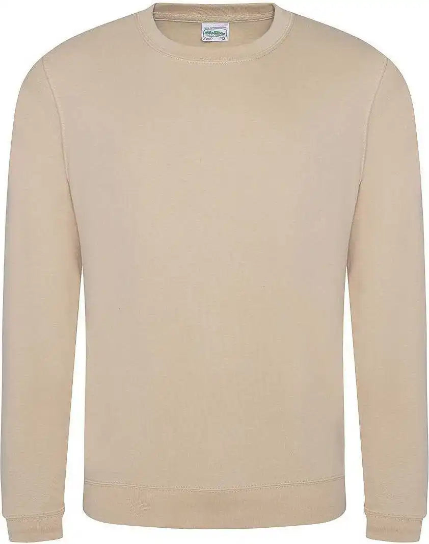 Just Hoods Jha030 College Sweat Crew Neck - Nude