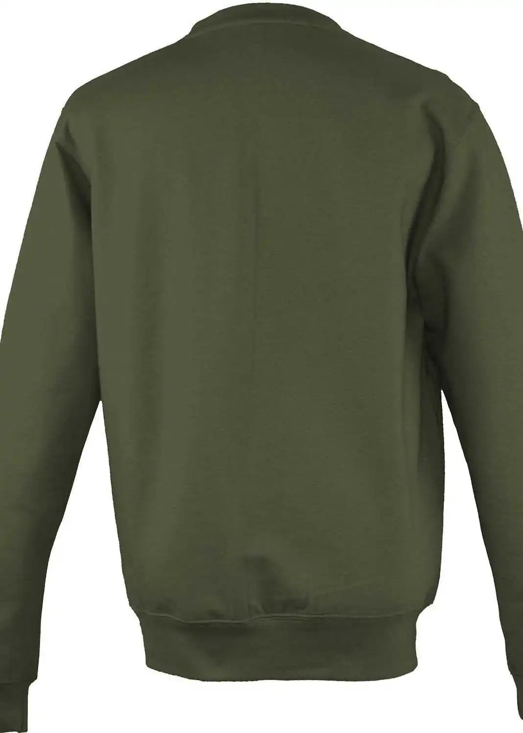 Just Hoods Jha030 College Sweat Crew Neck - Olive Green