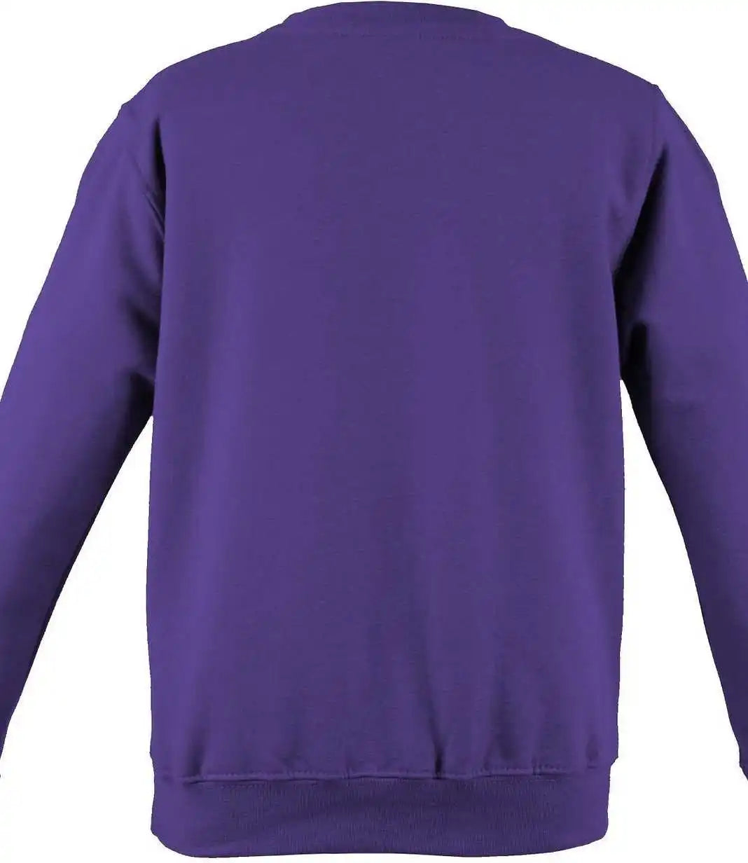Just Hoods Jha030 College Sweat Crew Neck - Purple