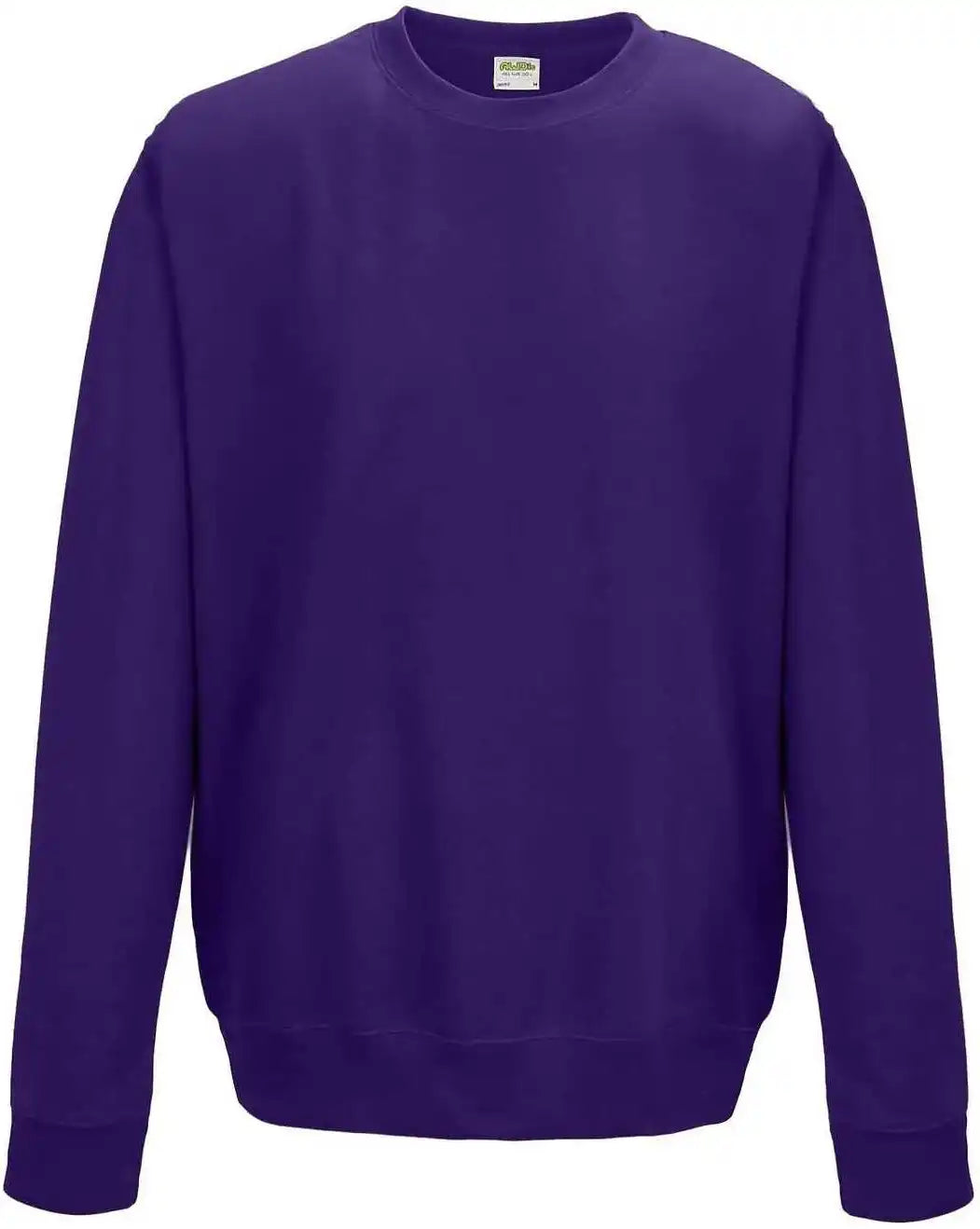 Just Hoods Jha030 College Sweat Crew Neck - Purple
