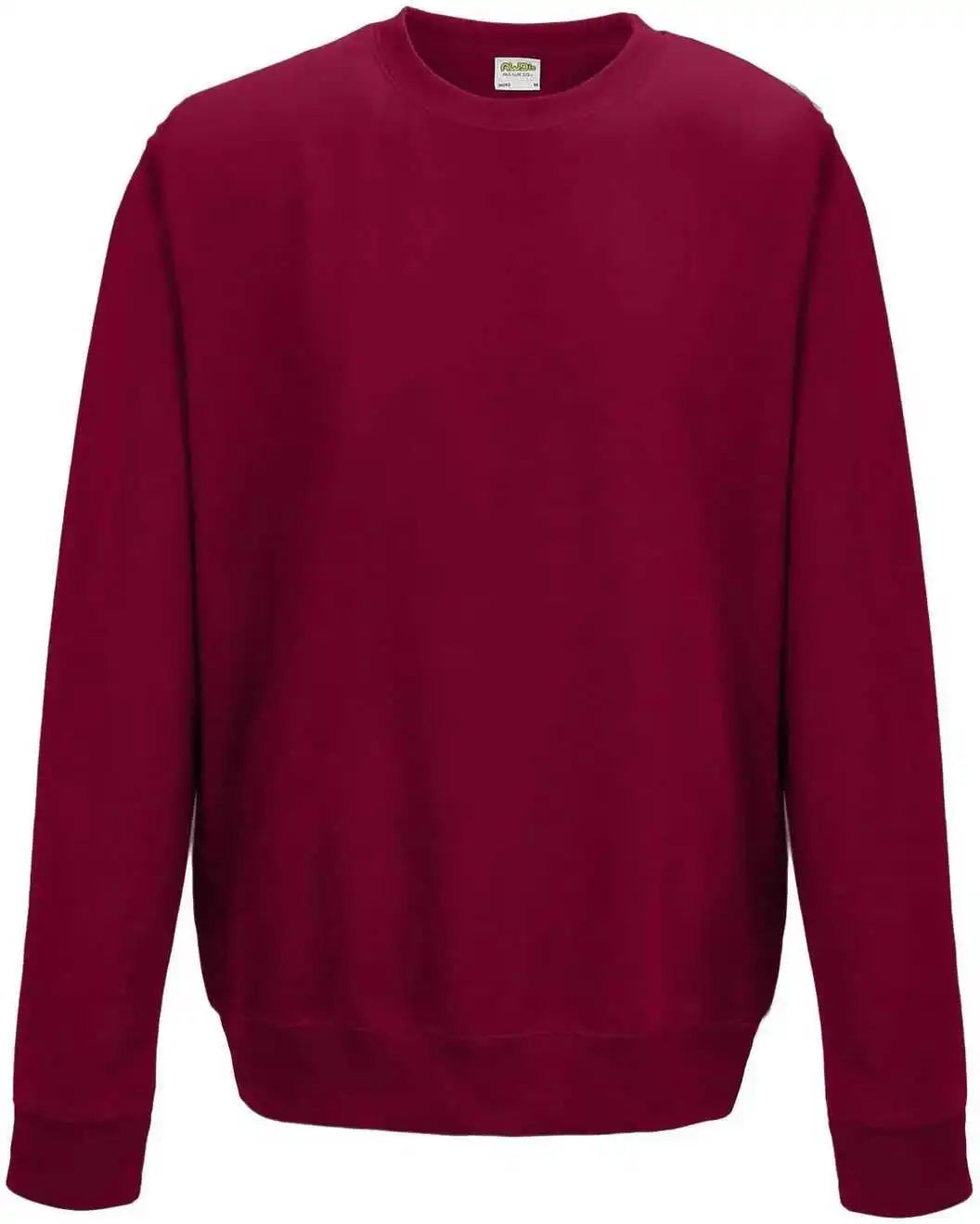 Just Hoods Jha030 College Sweat Crew Neck - Red Hot Chilli