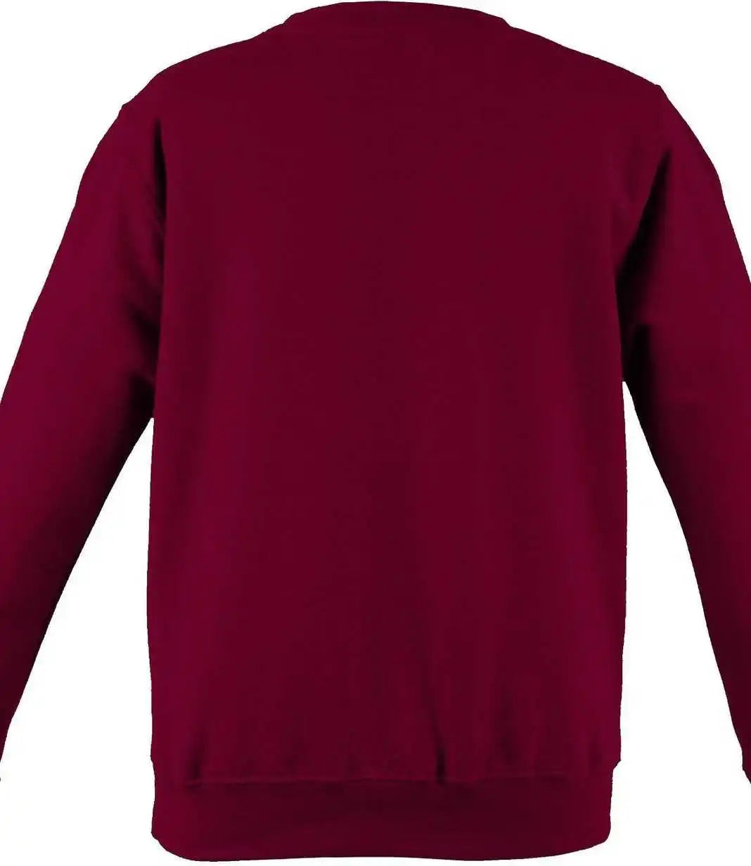 Just Hoods Jha030 College Sweat Crew Neck - Red Hot Chilli