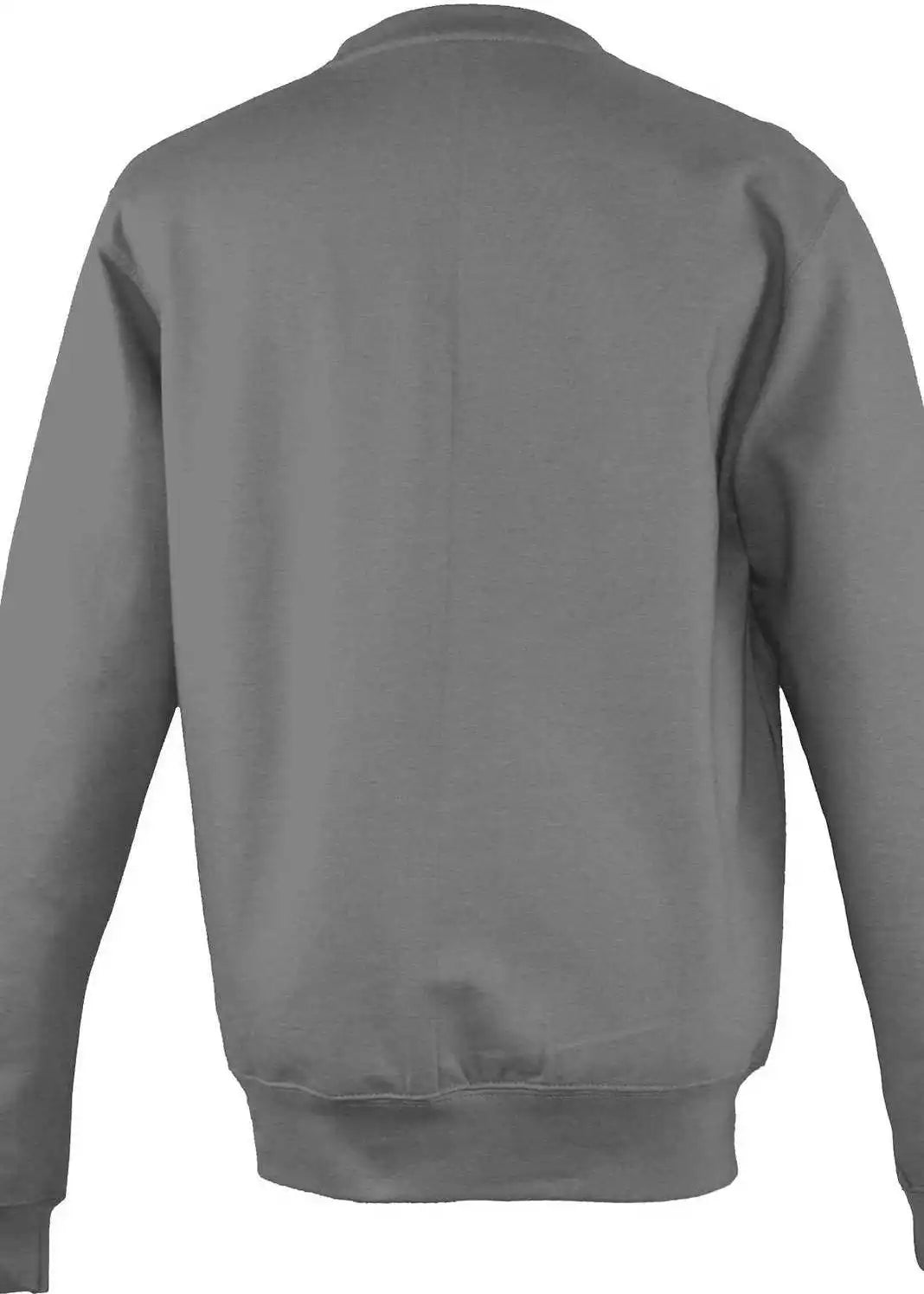 Just Hoods Jha030 College Sweat Crew Neck - Steel Gray
