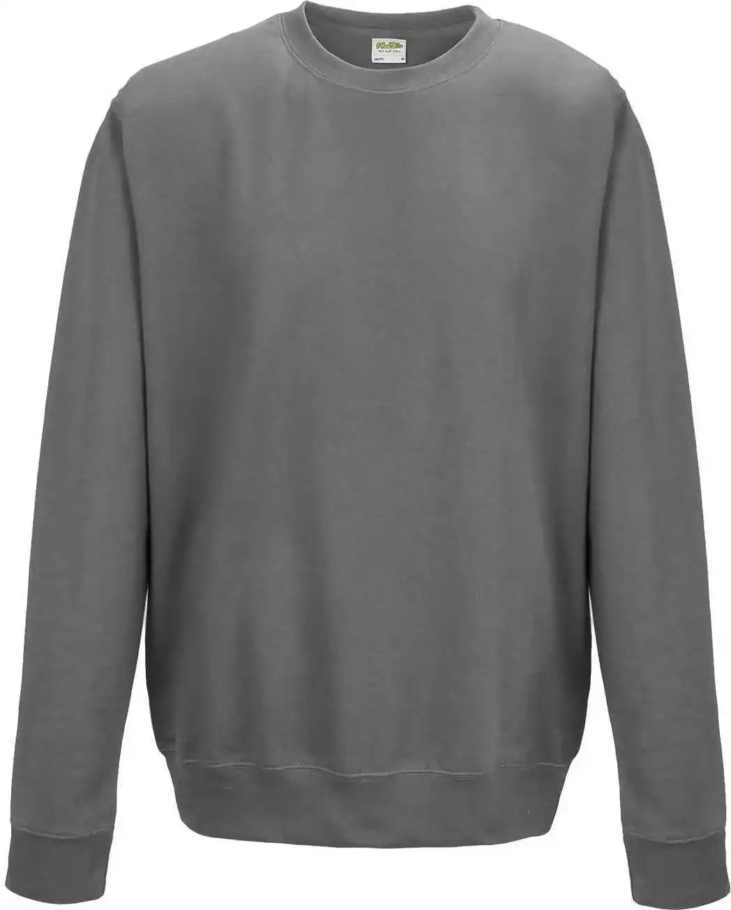 Just Hoods Jha030 College Sweat Crew Neck - Steel Gray