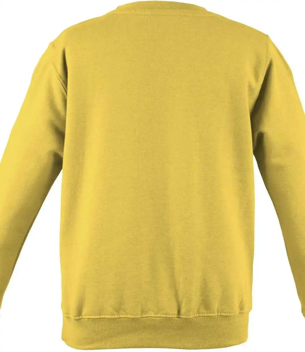 Just Hoods Jha030 College Sweat Crew Neck - Sun Yellow