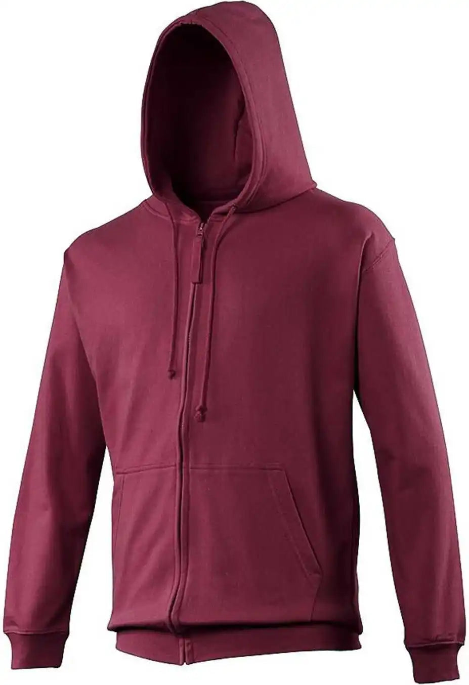 Just Hoods Jha050 College Zoodie - Burgundy