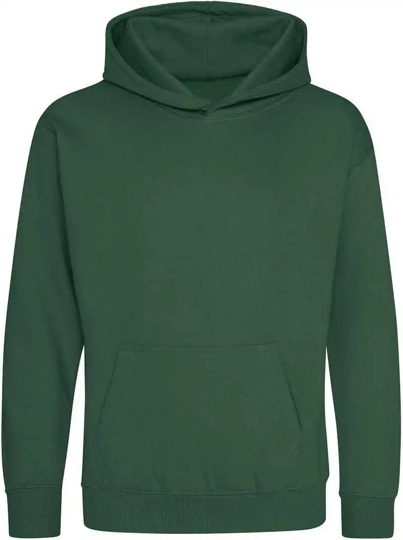 Just Hoods Jhy001 Youth College Hoodie - Bottle Green