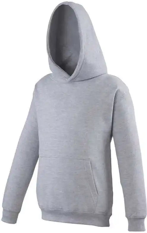 Just Hoods Jhy001 Youth College Hoodie - Heather Gray