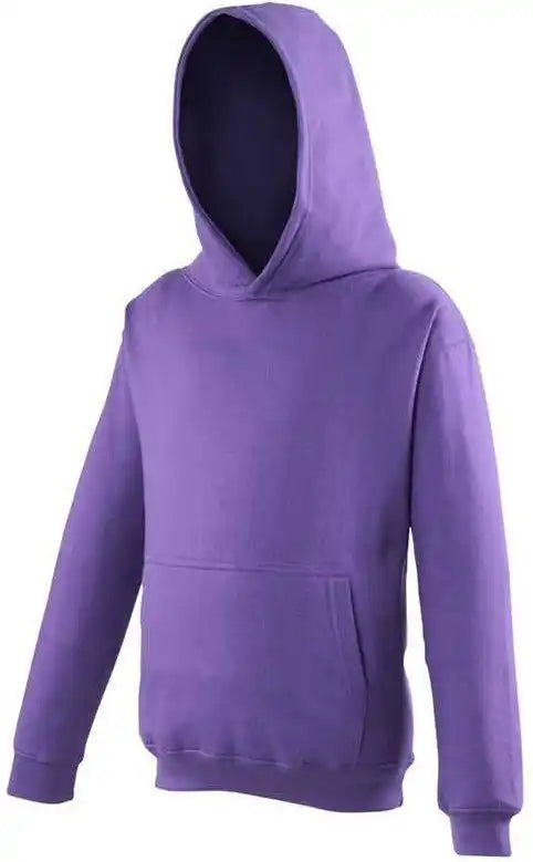 Just Hoods Jhy001 Youth College Hoodie - Purple