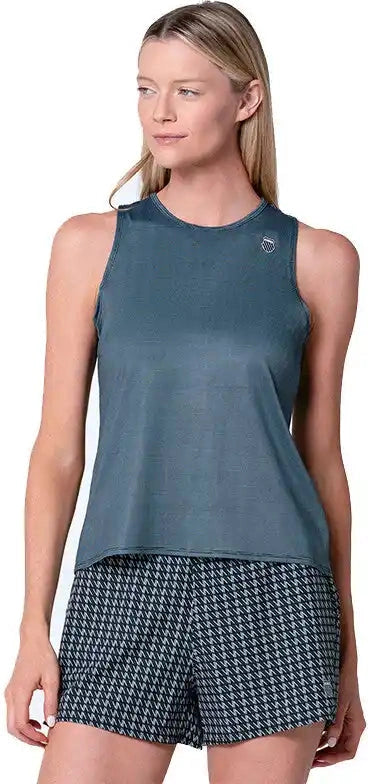 K Swiss Cross Back Tank Women’s Black