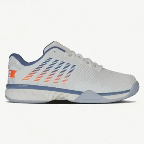 K-swiss Hypercourt Express 2 2e Wide Men’s Tennis Shoes - Lucent White Infinity Scarlet Ibis