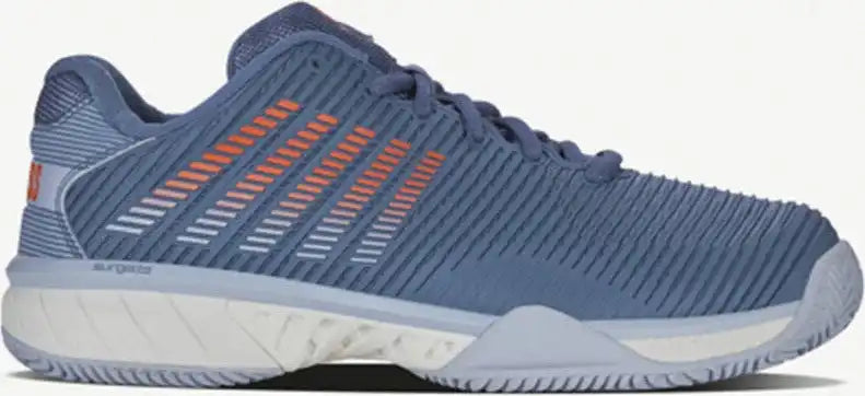 K-swiss Hypercourt Express 2 Clay Men’s Tennis Shoes - Infinity Arctic Ice Scarlet Ibis