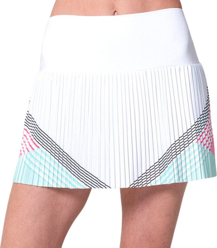 K-swiss Pleated Skirt 14.5’’ (w) (white/pink)