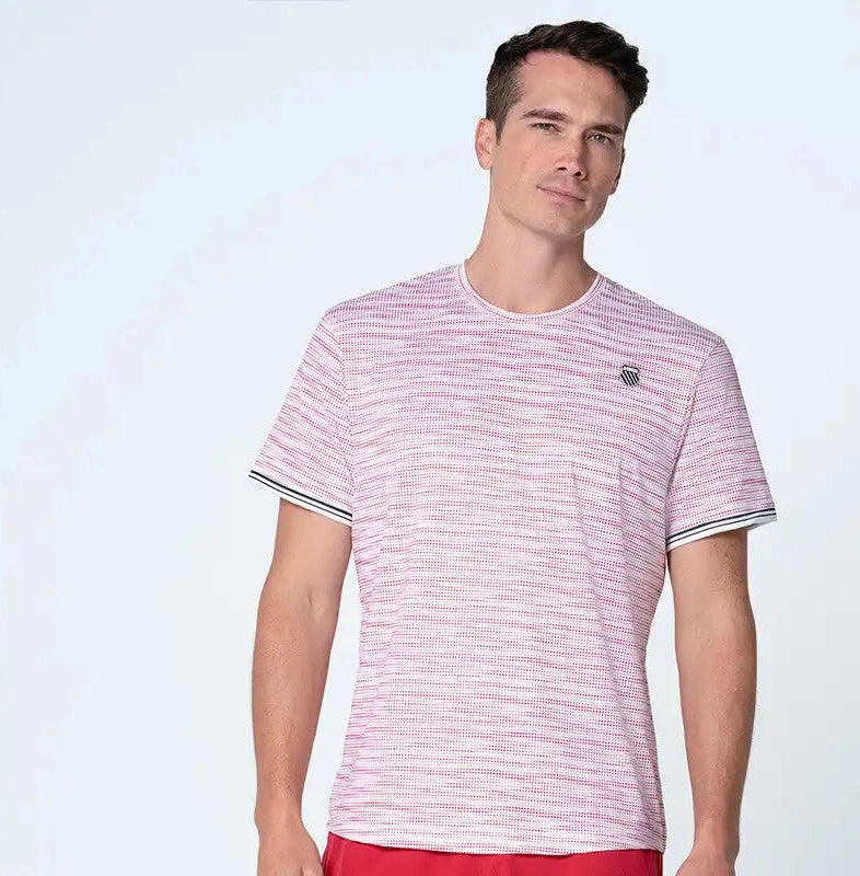 K Swiss Pressure Rising Short Sleeve Men’s Chili