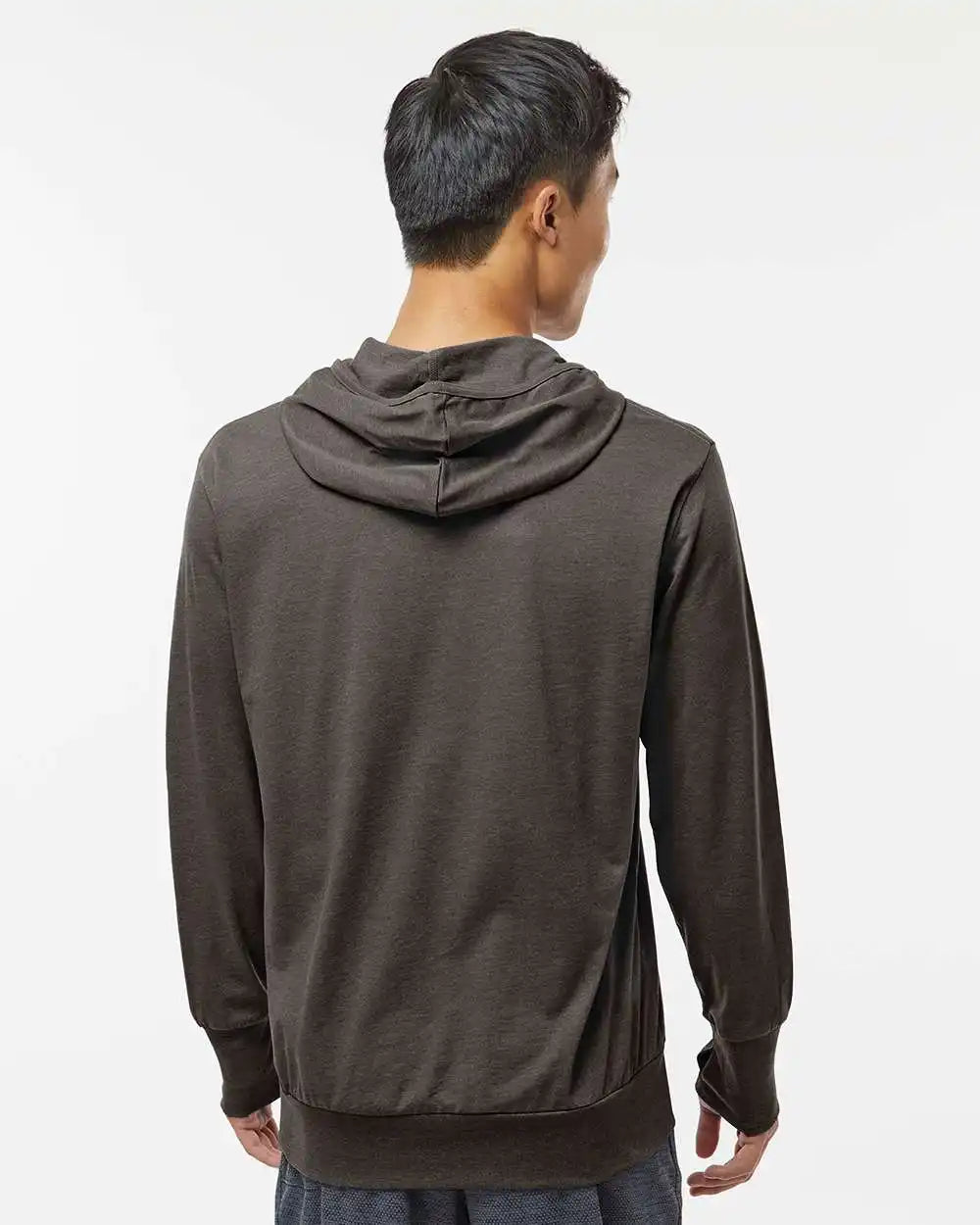 Kastlfel 4022 Unisex Recycledsoft Hooded Long Sleeve T-shirt - Carbon