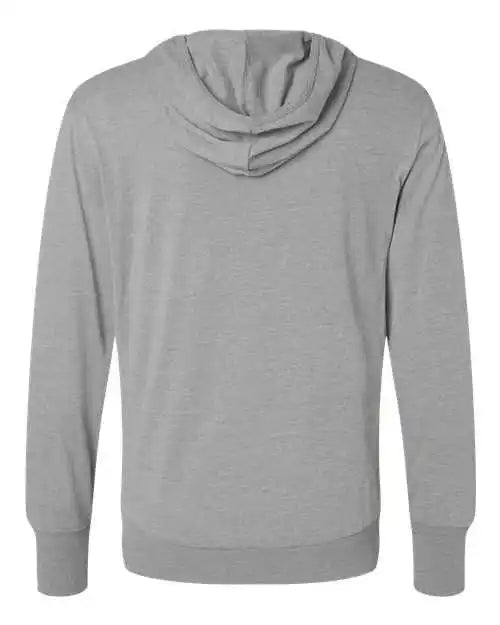 Kastlfel 4022 Unisex Recycledsoft Hooded Long Sleeve T-shirt - Steel